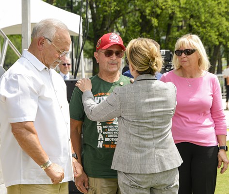 U.S._Representative_Madeleine_Dean_PA-4_presents_another_Vietnam_Veteran_Lapel_Pin_during_the_Welcome_Home_Opening_Ceremony